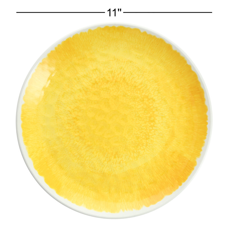 Fortessa Shasta 11" Melamine Dinner Plate, Yellow
