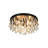 Cascade 3-Light Flush Mount - Black-1729516914