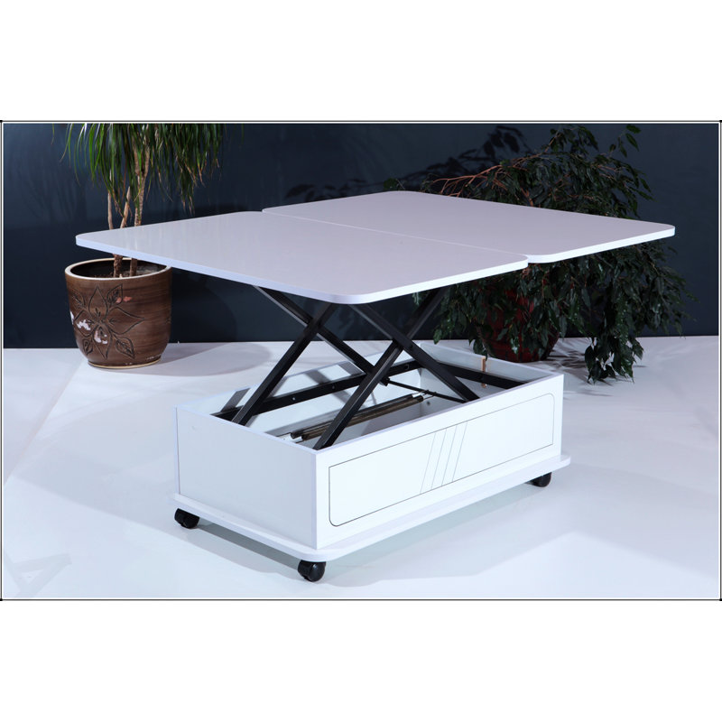 Table basse à hauteur réglable Rio pour le salon, design polyvalent et élégant