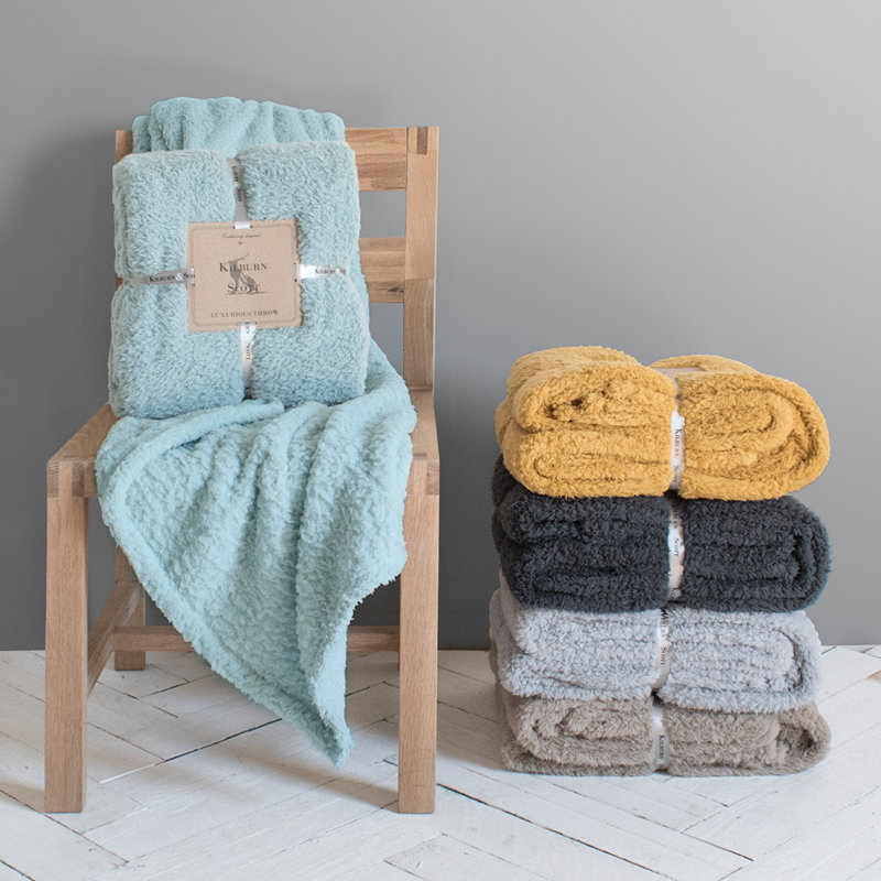 Glaucio Throw Blanket, Charcoal