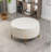 Mariantonietta Upholstered Round Storage Ottoman-1855773758