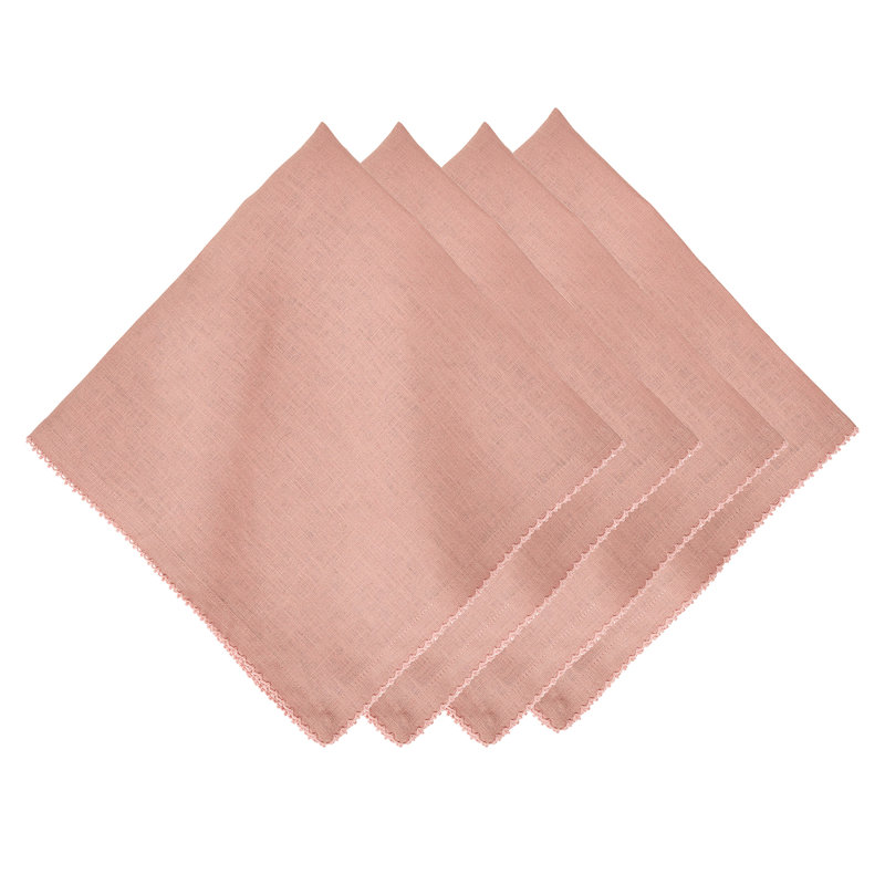 Berry Scallop Napkin, Pink