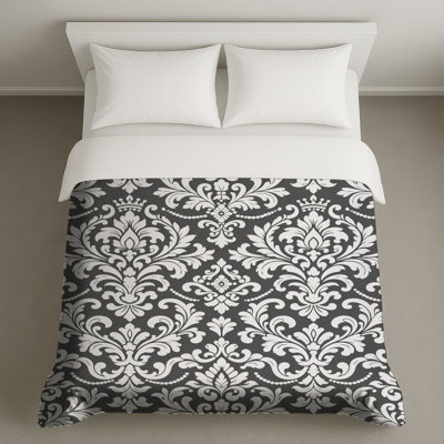 Housses de couette à motif damassé complexe