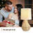 13.5" Boho Rattan Table Lamp Set Of 2 For Bedroom Nightstand & Living Room