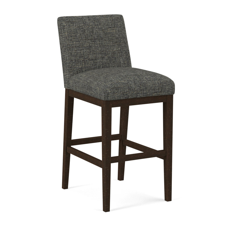 Upholstered Stool, 61536-78, Pecan
