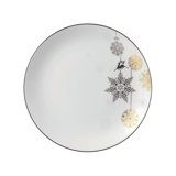 Winter Crystal Bone China Salad/Dessert Plate