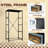 4 Drawer Vertical Storage Dresser Mid Century Modern Front Door with Fabric Pull Drawers