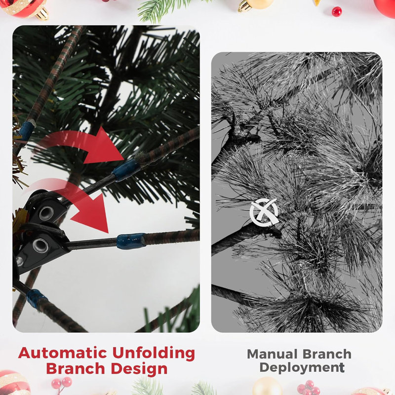 1.44' H Lighted Artificial Christmas Tree