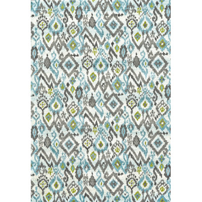 Ikat Area Rug in Stillwater Blue