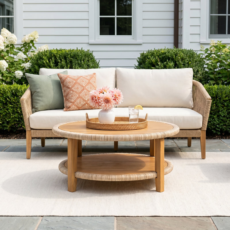 Pantai Henryville Teak Outdoor Coffee Table