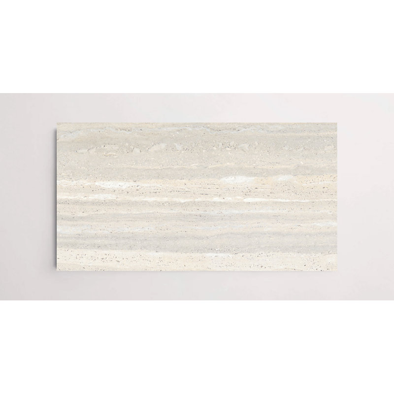 Travertino 24" x 48" Matte, Silver