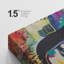 «Pop Urban Street Colorful Graffiti Monalisa», œuvre d'art sur toile encadrée classique-107907620-107907622