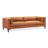Argan 93'' Full-Grain Genuine Italian Leather Sofa