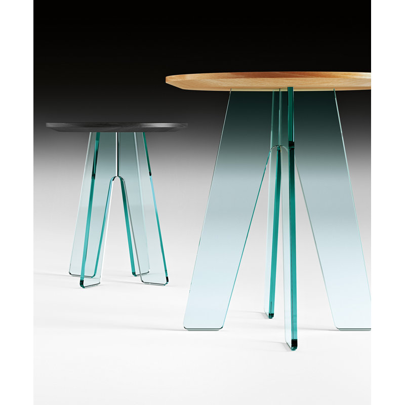 Bellino End Table, Natural Wood, 45 cm H x 40 cm W x 40 cm D