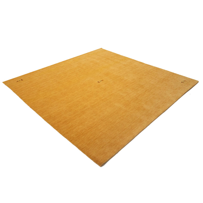 Tapis Gabbeh tissé à la main sans perte, 100% laine, de couleur unie, résistant à la décoloration et aux taches, durable