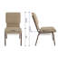 Chaise d'égelier en tissu avec support pour livres Mikolaj-2064065295