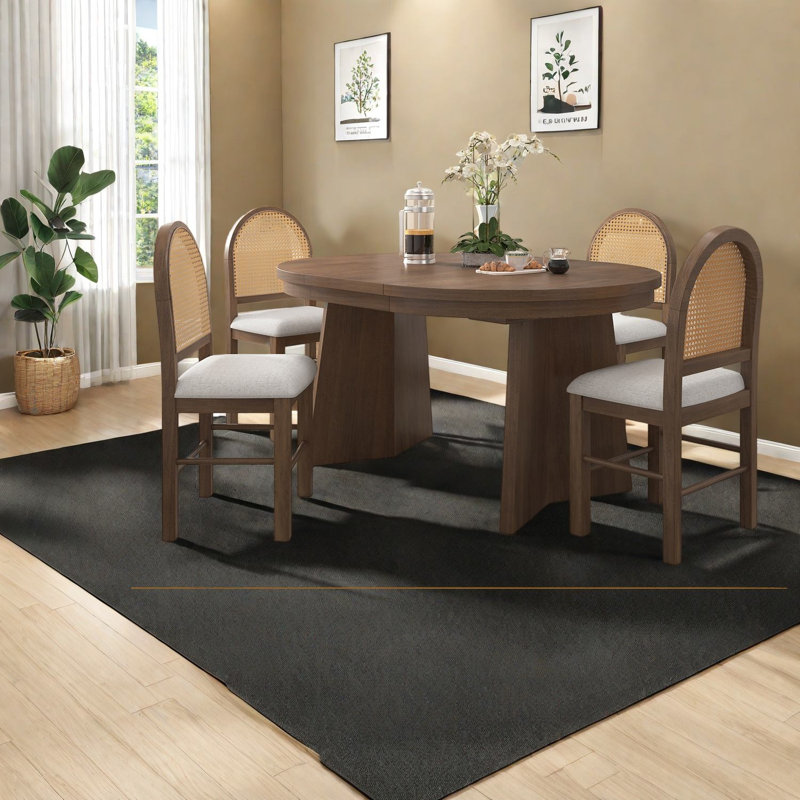 Ensembles de table de salle à manger extensible (doit inclure la table et la chaise), cuisine rustique en bois