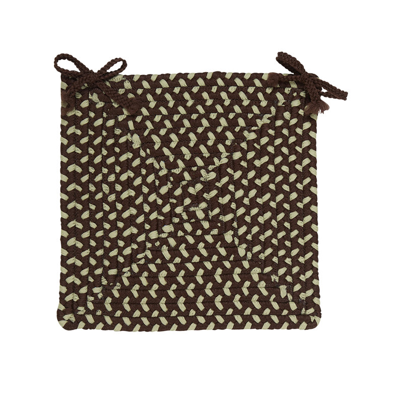 Coussin de chaise de salle à manger, Brun clair