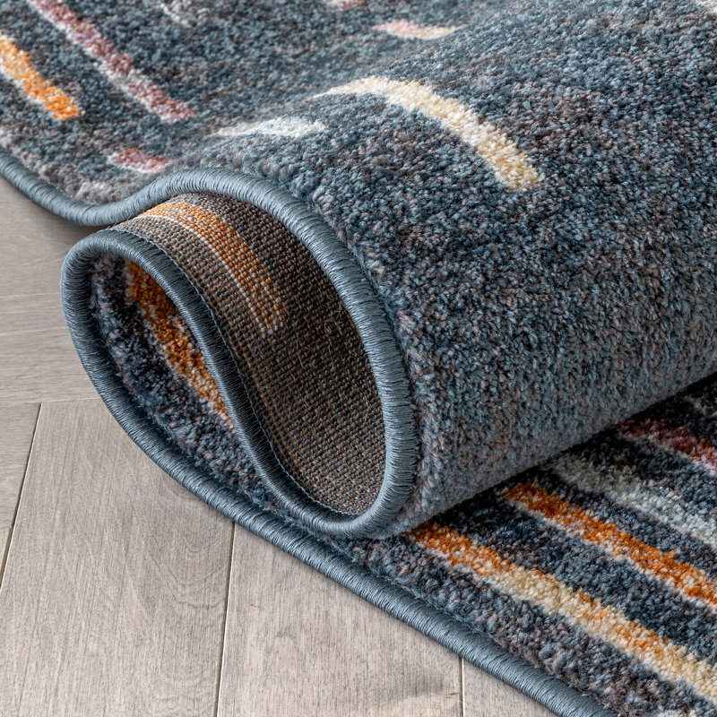 Rodeo Abstract Synthetic Area Rug, Rectangle 160 x 220 cm