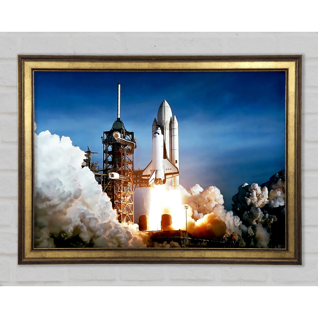 Space Shuttle Take Off - Drucken