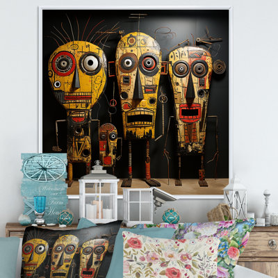 Tribal masque africain II - Masque africain, art mural