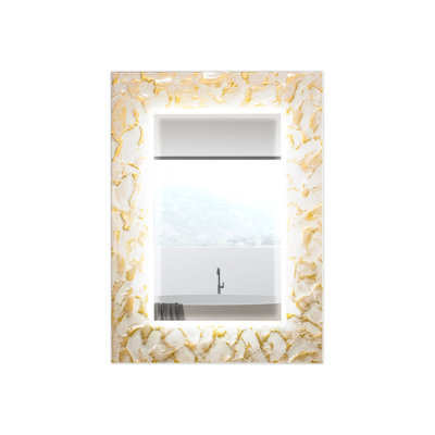 Armiead Flat Glass Lighted Mirror
