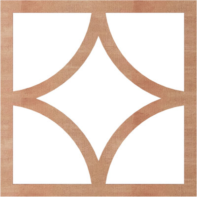 Médaillon de plafond ajouré en bois Statesman