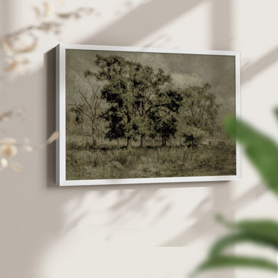 Paysages rétro-DCCX III-Reproduction encadrée - réaménageable
