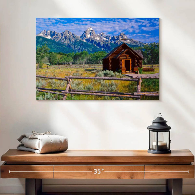 Chapelle en bois Adella Grand Teton, H 16 po x l 24 po