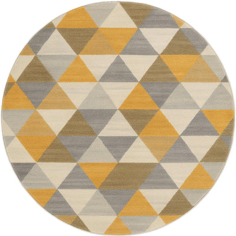 Ayo Abstract Indoor Rug, Round 7'5"