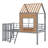 Metal Loft Bed With Ladder-114256615
