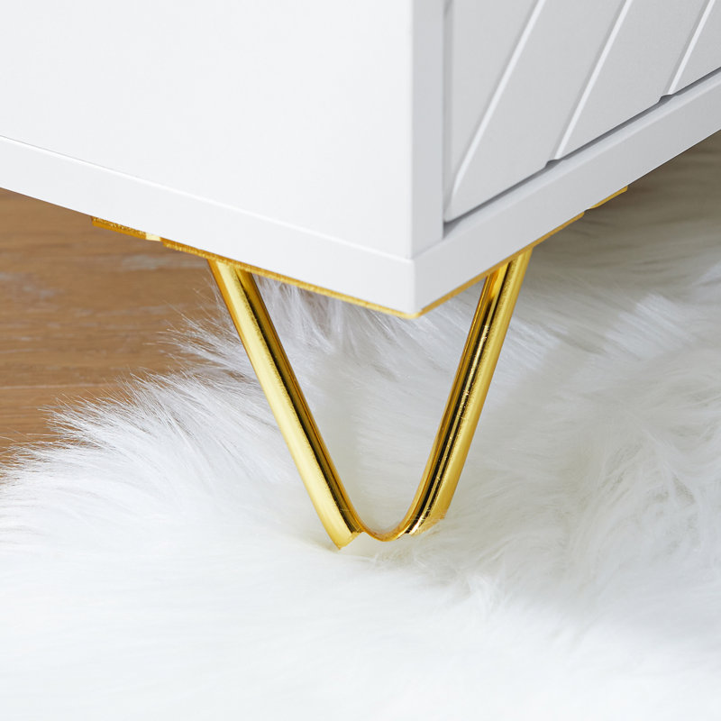 62 cm W Bedside Table