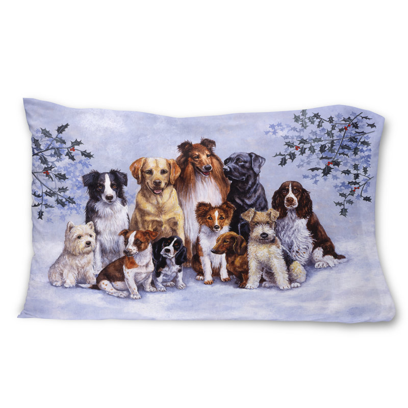 Taie d’oreiller Winter Dogs