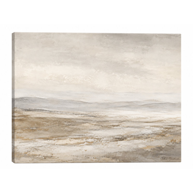 Jahkye enveloppé de paysage gris doux, L 36 po x H 24 po x P 1,5 po