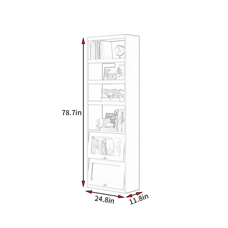 Sagatov, H 78,7 po x l 24,8 po x P 11,8 po