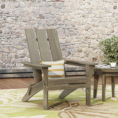 Chaise Adirondack pliable de conception rustique