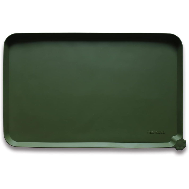 Mangeoire surélevée antidérapante, 24", Olive foncé
