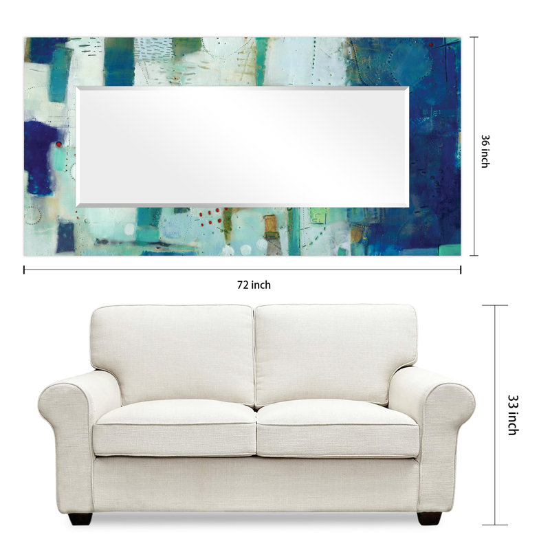 Lillia Glass Mirror, 72" x 36"
