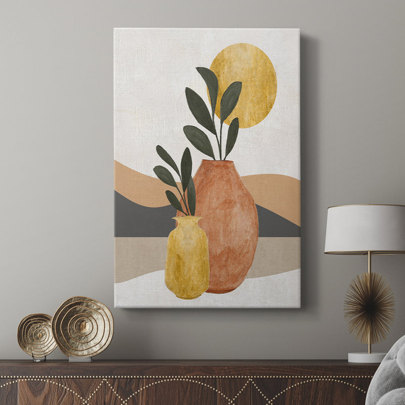 Adobe Moon II -Custom Wrapped Gallery Cavas, 60" H x 40" W