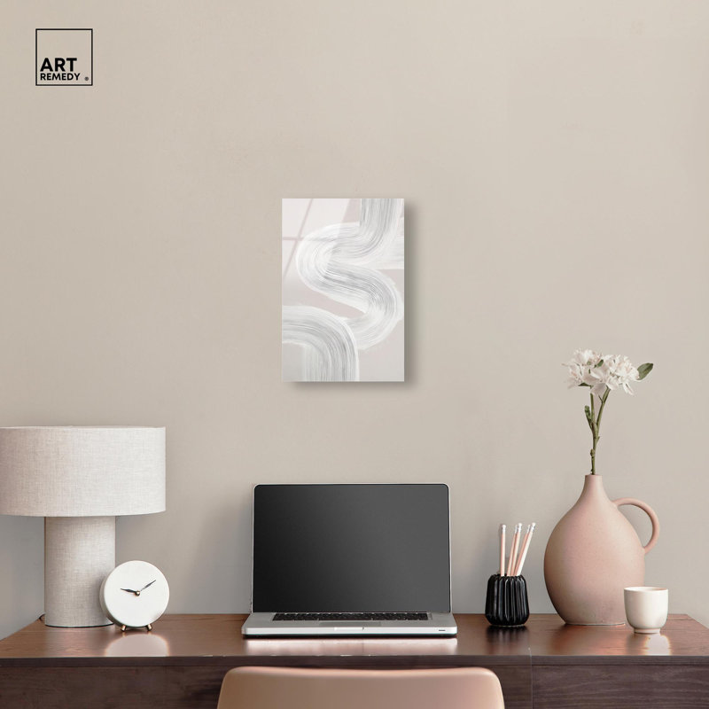 «Spontane Flow II», reproduction d'art acrylique sur toile par Art Remedy, H 15 po x l 10 po