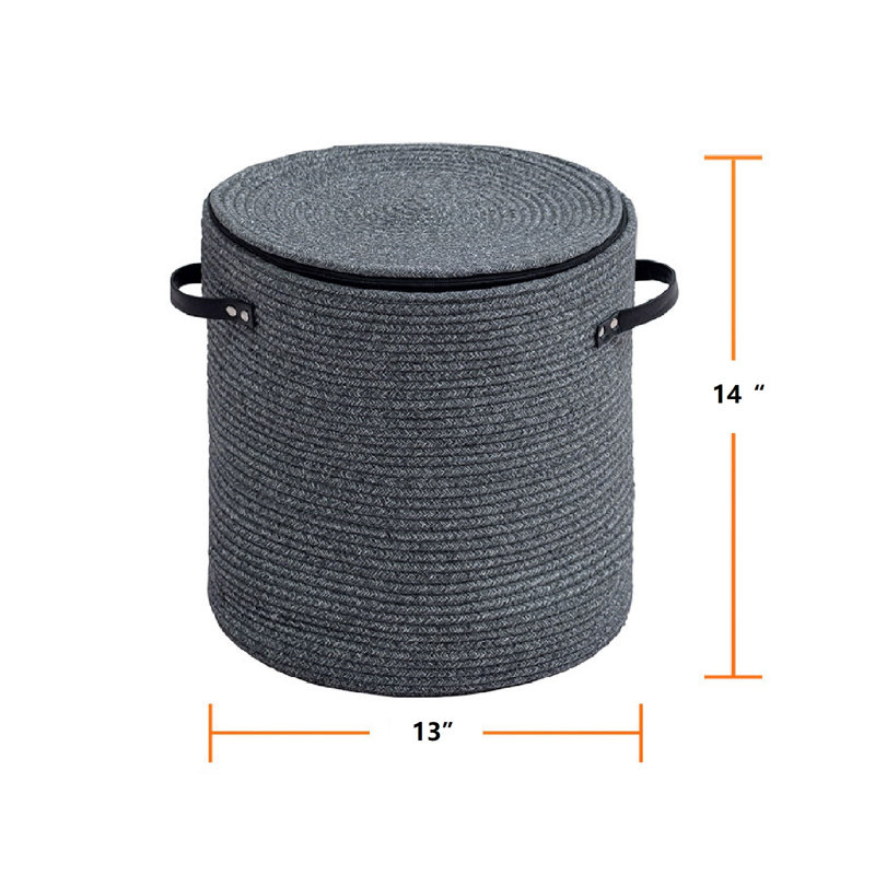 Storage Fabric Basket, Gray