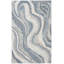 Tapis gris / ivoire en laine touffeté à la main à motif abstrait Albrey-885356341