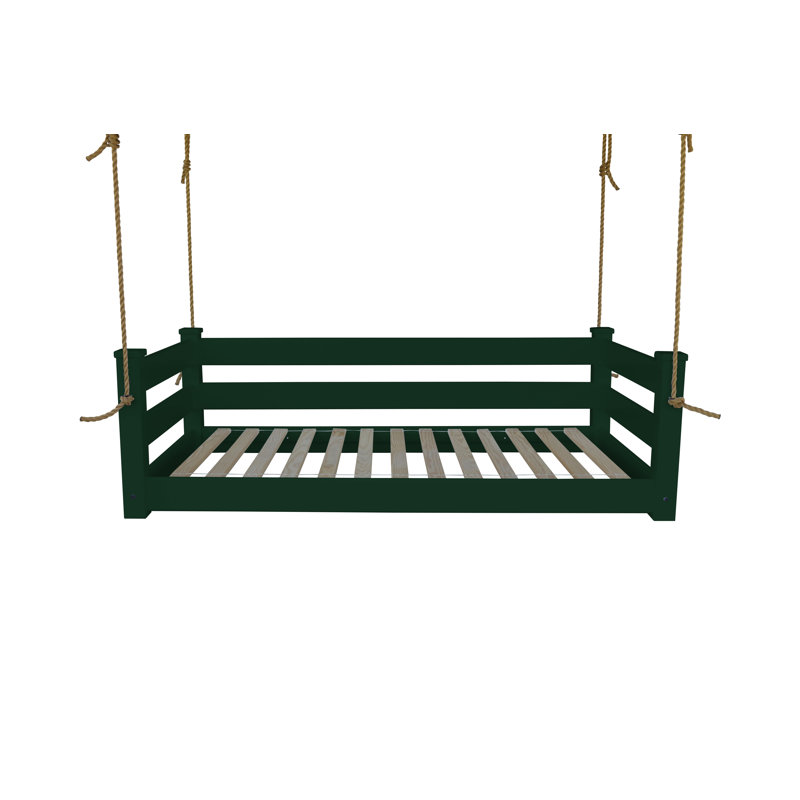 Lit de jour Devell, Simple, Vert foncé