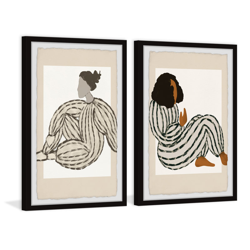 Aurthur Dreams Come True by Marmont Hill - 2 Piece Single Picture Frame Painting Set, 45cm H x 76cm W