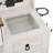Vanity Desk with Sliding Mirror and Lights-1834996799