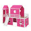 Lit mezzanine simple avec glissade et tour
