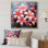 «Pink Fragrant Plumeria Serenade II», reproduction d'art sur toile