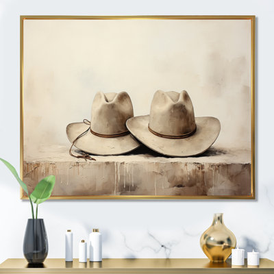 Cowboy Hat Minimalism Style III - Cowboys Wall Decor