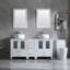 Ensemble de meuble-lavabo double 61,5 po avec miroir Manni-1003997749