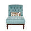 Chaise longue de loisirs en tissu rétro